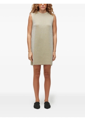 Osklen knitted mini dress - Neutrals