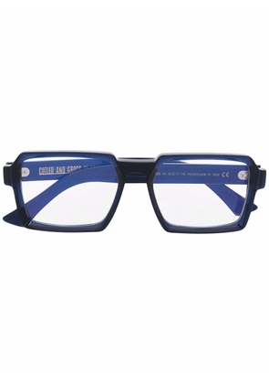 Cutler & Gross square-frame optical glasses - Blue