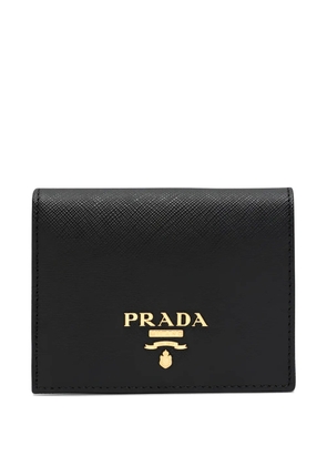 Prada small Saffiano leather wallet - Black