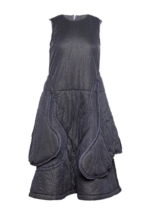 Comme Des Garçons round-neck sleeveless midi dress - Black