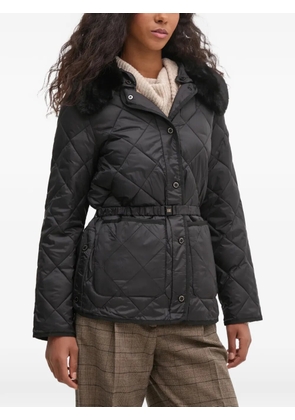 Pedro Del Hierro button-fastening quilted jacket - Black
