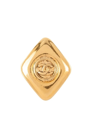 CHANEL Pre-Owned 1980s CC brooch - Gold