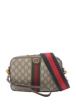 Gucci Pre-Owned 2016-2025 Small GG Supreme Web Ophidia crossbody bag - Brown