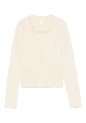 Patrizia Pepe cut-out cardigan - White