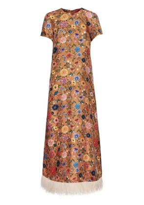 La DoubleJ Swing dress - Brown