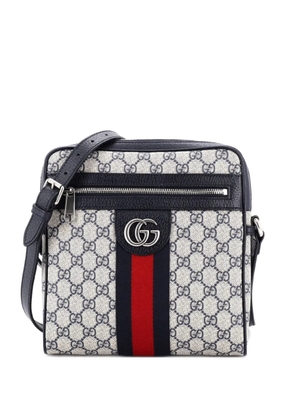 Gucci Pre-Owned Ophidia Messenger Bag GG Coated Canvas Small crossbody bag - Blue