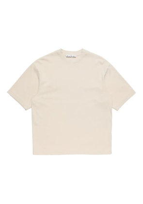 Acne Studios logo-plaque T-shirt - Neutrals