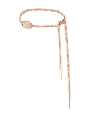 Alanui Mermaid Inside braided belt - Neutrals