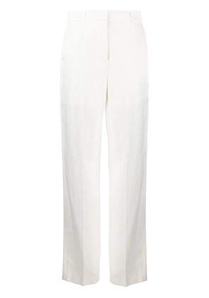 Krizia high-waist straight-leg trousers - White