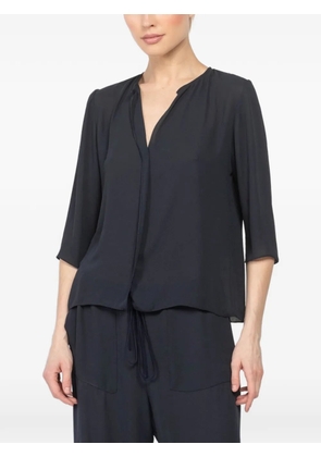 Peter Cohen V-neck blouse - Blue