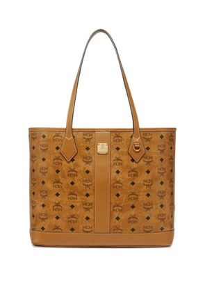 MCM logo-pattern tote bag - Brown