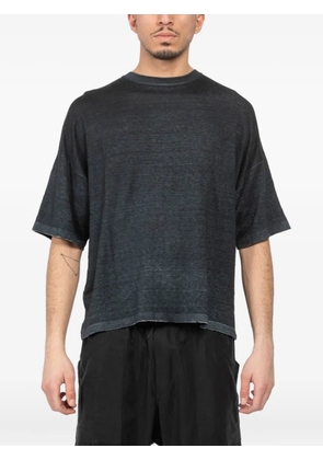 Avant Toi linen t-shirt - Black