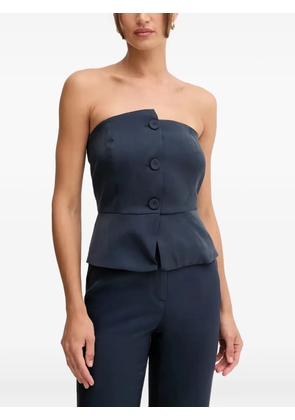 Pedro Del Hierro strapless top - Blue