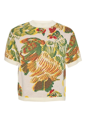 Henrik Vibskov chicken-motif T-shirt - Neutrals
