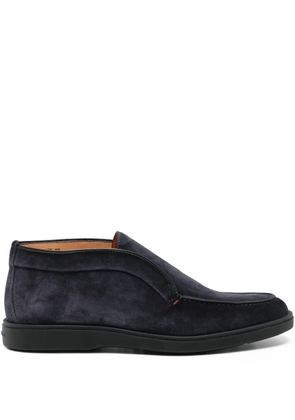 Santoni suede desert boots - Blue