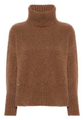 Alanui Finest roll-neck jumper - Brown
