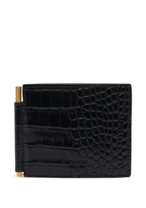 TOM FORD logo wallet - Black