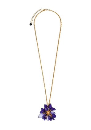 Nina Ricci Pistil Bloom flower-motif necklace - Gold