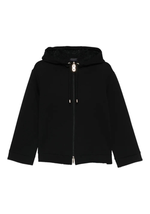 Emporio Armani zip-fastening hoodie - Black