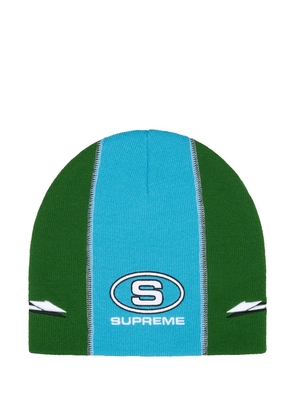 Supreme racing-panel beanie hat - Green