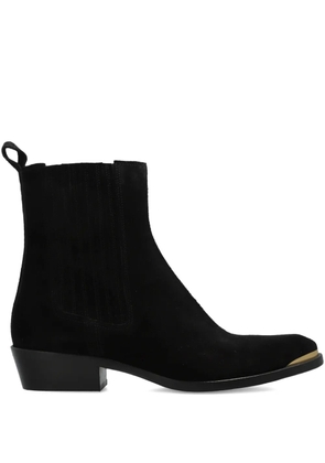 ISABEL MARANT Delano suede ankle boot - Black