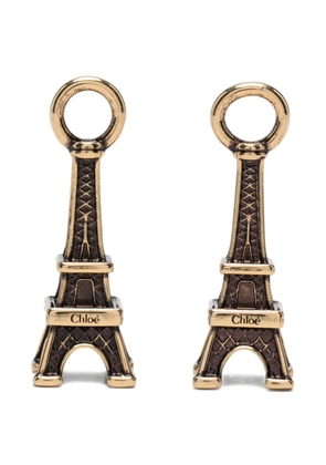 Chloé alphabet eiffel tower charm - Gold