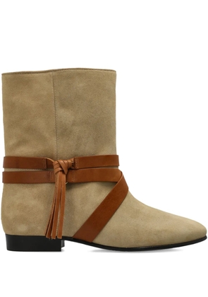 ISABEL MARANT Rejen suede ankle boots - Neutrals
