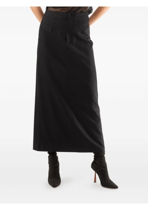 NELLS NELSON Vianne button-fastening maxi skirt - Black
