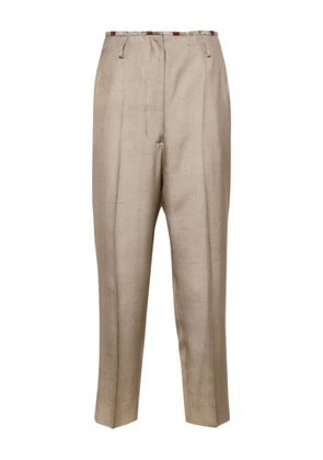 IBRIGU silk trousers - Neutrals