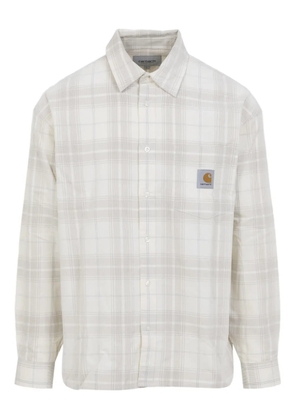 Carhartt WIP checked pocket shirt - White