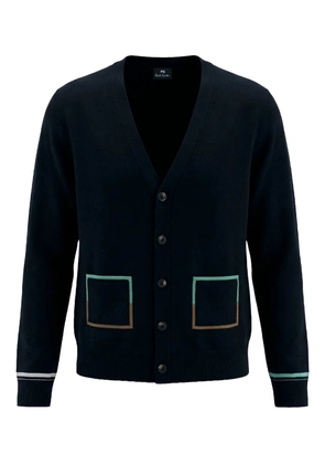 PS Paul Smith pocket V-neck cardigan - Black