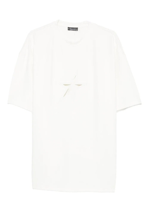Mugler star cut-out T-shirt - White