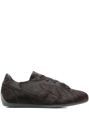 Paloma Wool brushed-effect lace-up sneakers - Brown