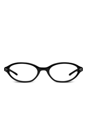 Gentle Monster La Cha 01(C) oval-frame glasses - Black