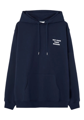 Drôle De Monsieur graphic hoodie - Blue