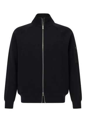Boggi Milano zip cardigan - Black
