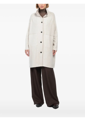 Oyuna buttoned pocket coat - Neutrals