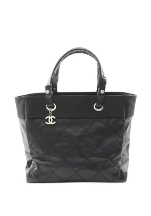 CHANEL Pre-Owned 2012 MM Paris Biarritz tote bag - Black