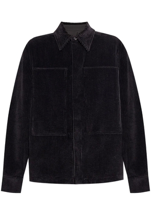 Jil Sander corduroy shirt - Black