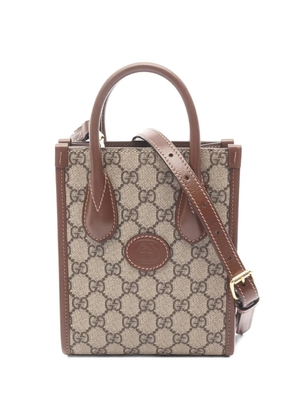 Gucci Pre-Owned 2010s mini Interlocking-G tote bag - Neutrals