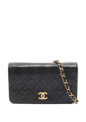CHANEL Pre-Owned 1996-1997 mini matelassé chain shoulder bag - Black