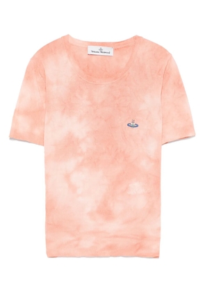 Vivienne Westwood Orb-embroidered t-shirt - Orange