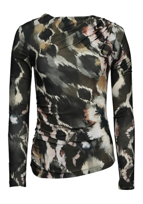 Maria Cher Fleetwood Curtis long-sleeve blouse - Brown