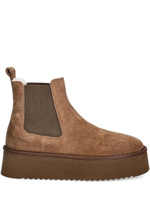 Copenhagen platform chelsea boots - Brown