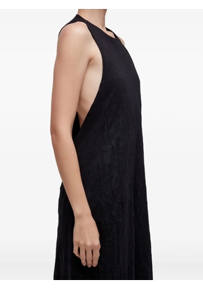 Osklen wrinkle-effect balloon dress - Black