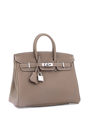 Hermès Pre-Owned Birkin Handbag Grey Togo with Palladium Hardware 25 tote bag