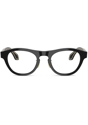 Giorgio Armani round-frame glasses - Black
