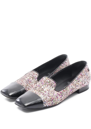 CHANEL Pre-Owned 1986-1988 glitter pumps - Black