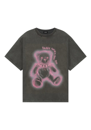 We11done teddy-graphic T-shirt - Grey