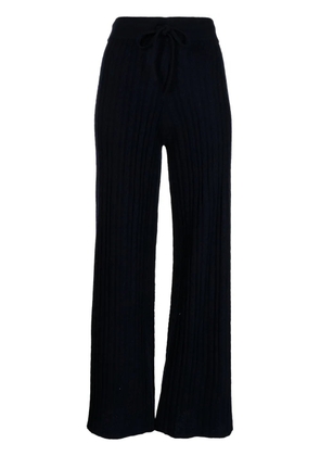 Madeleine Thompson Clementine kniited flared trousers - Blue